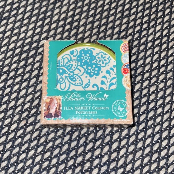 The Pioneer Woman Flea Market Coaster set - Picture 8 of 10